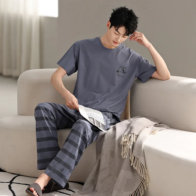 Top Melon Men Pajama Sets-1