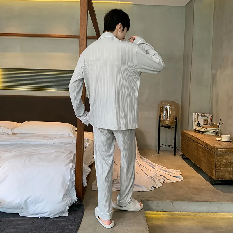 Top Melon Men Pajama Sets-5