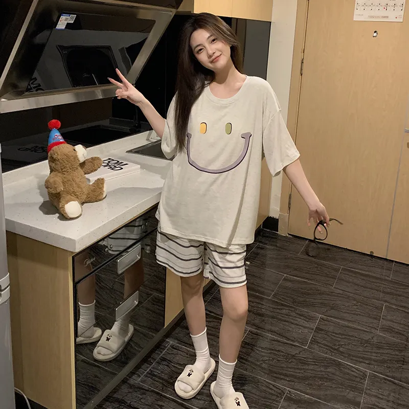 Top Melon Pajama Set Women's Image Color-5