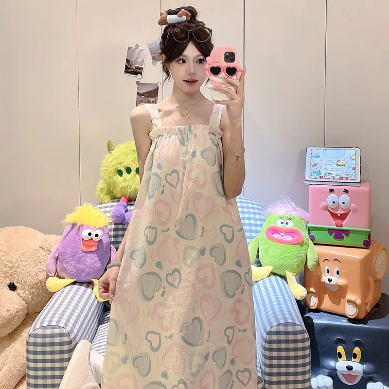 Top Melon Nightgown Women's Image Color-3