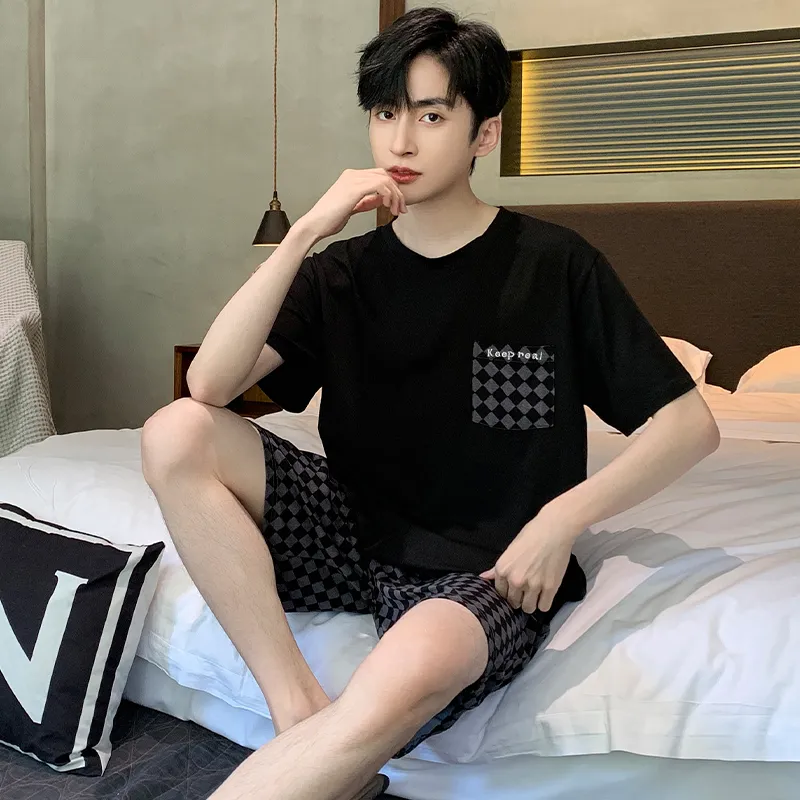 Top Melon Men Pajama Sets-5