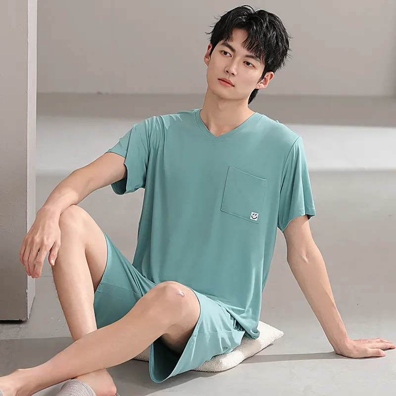 Top Melon Pajama Set Men's Image Color-2
