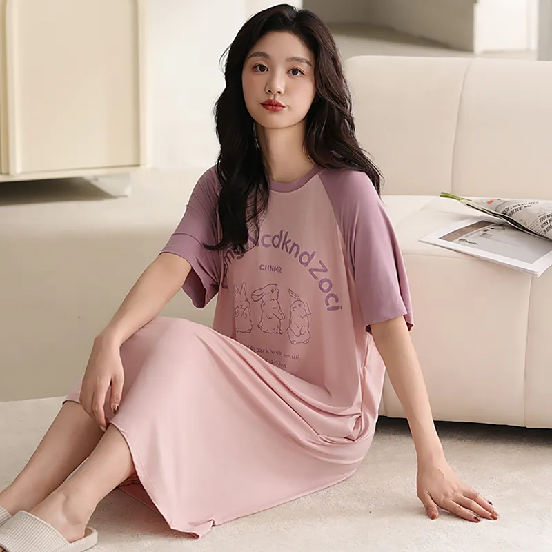 Top Melon Nightgown Women's Image Color-4