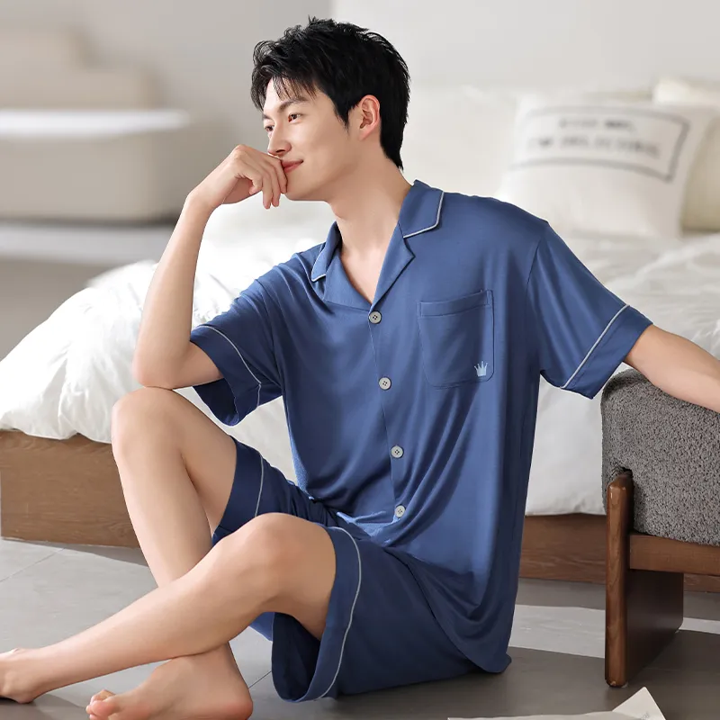 Top Melon Men Pajama Sets-6