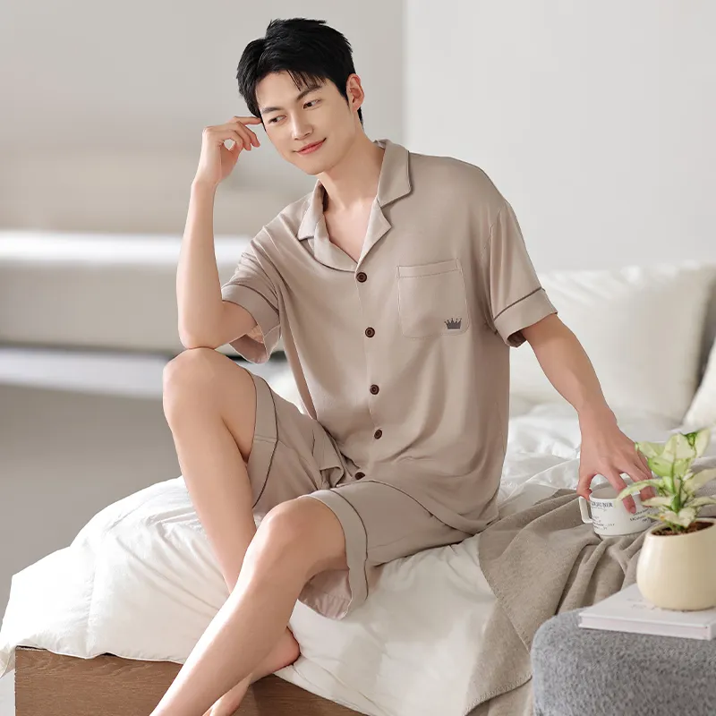 Top Melon Men Pajama Sets-1