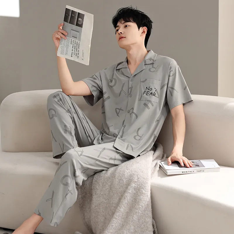 Top Melon Men Pajama Sets-1
