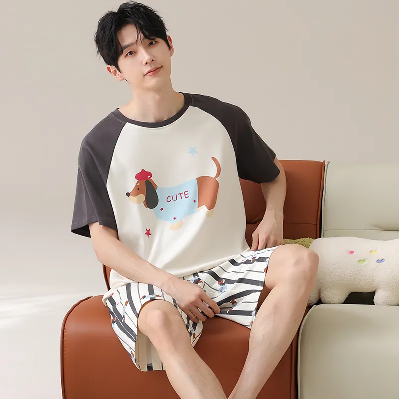 Top Melon Men Pajama Sets-1