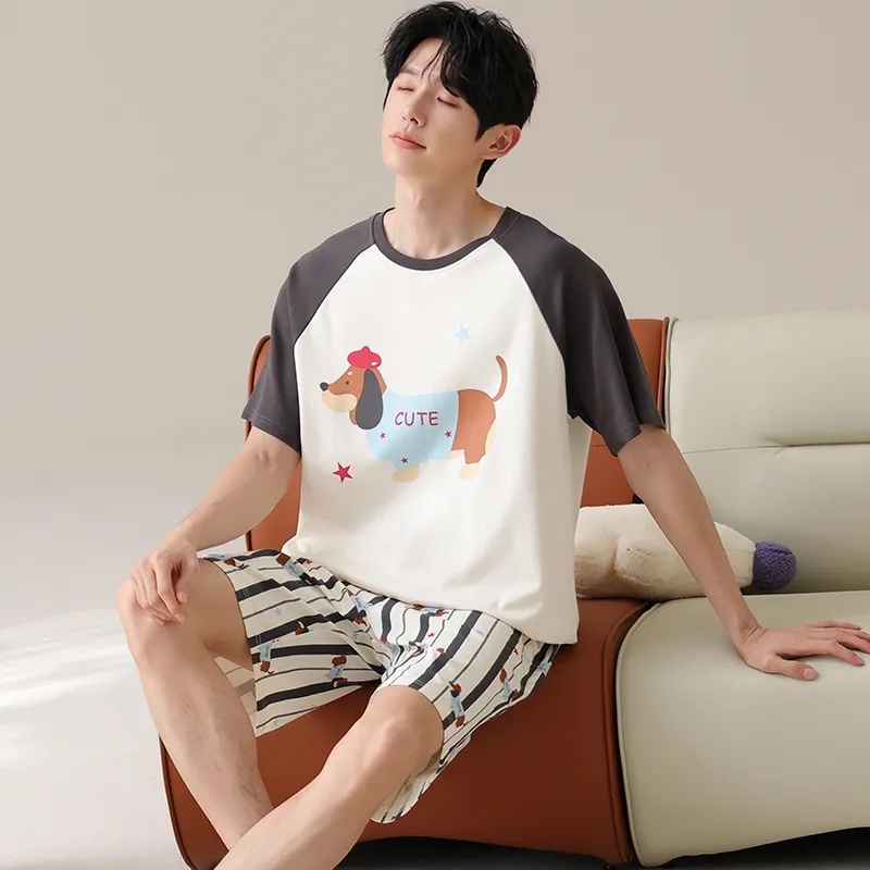 Top Melon Men Pajama Sets-2