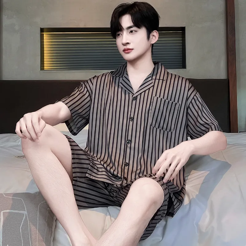 Top Melon Men Pajama Sets-4