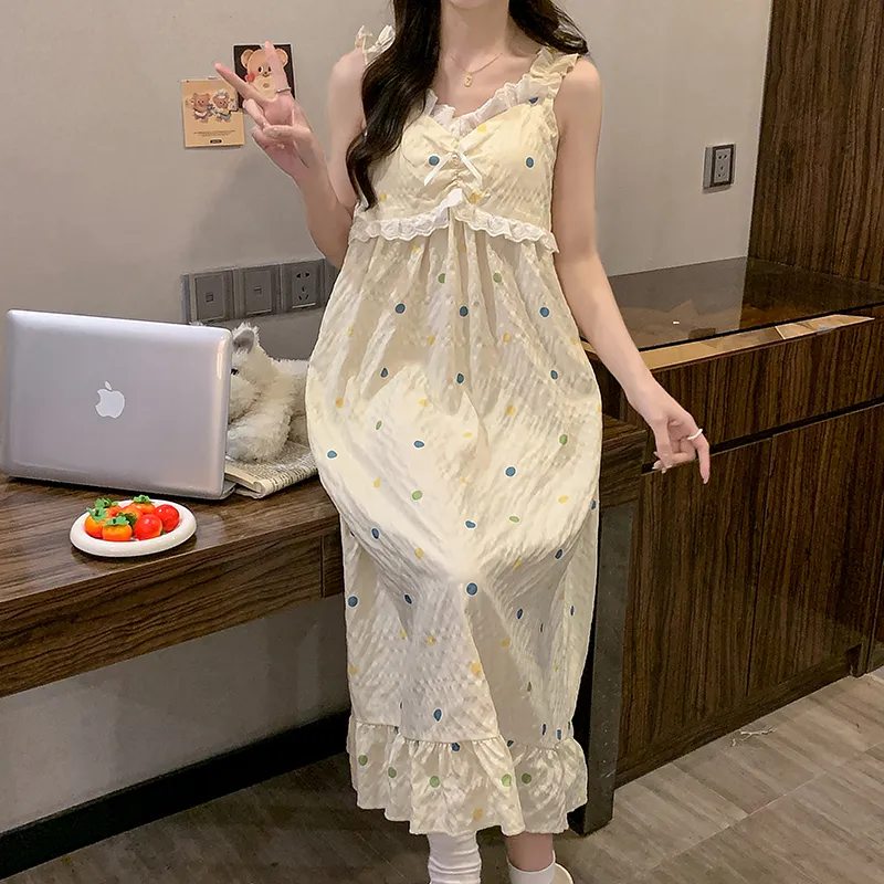 Top Melon Nightgown Women's Image Color-1