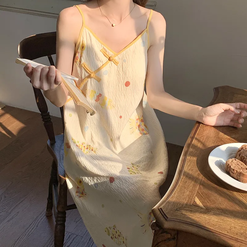 Top Melon Nightgown Women's Image Color-3