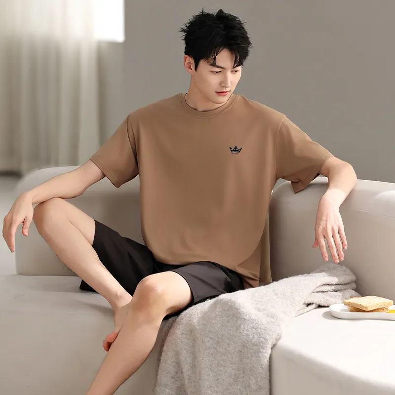 Top Melon Men Pajama Sets-1