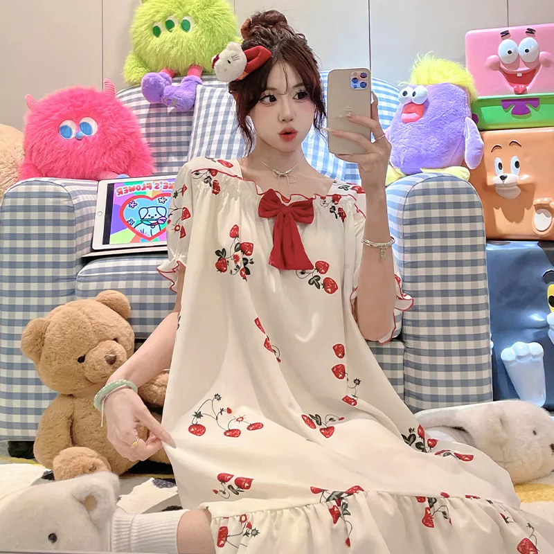 Top Melon Nightgown Women's Image Color-2