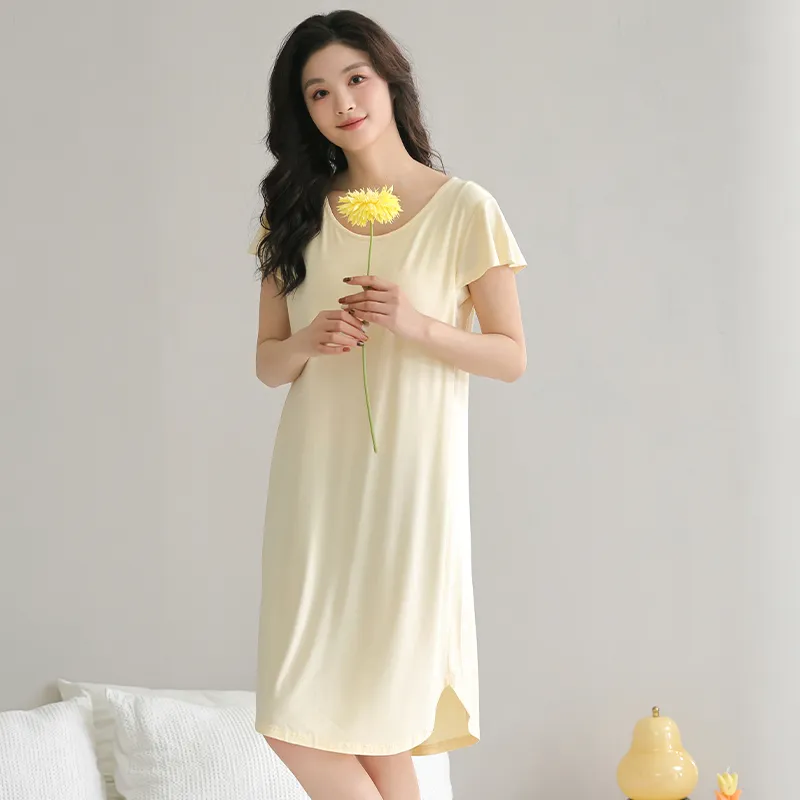 Top Melon Nightgown Women's Image Color-2