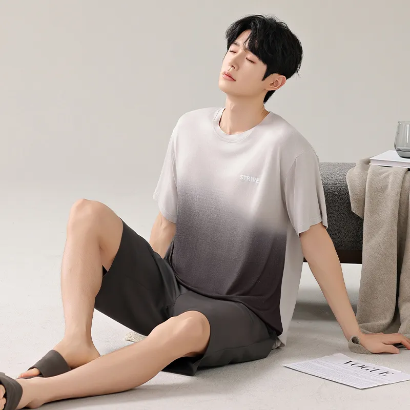 Top Melon Men Pajama Sets-5