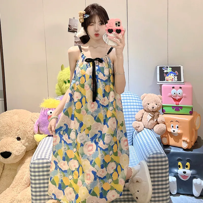 Top Melon Nightgown Women's Image Color-5