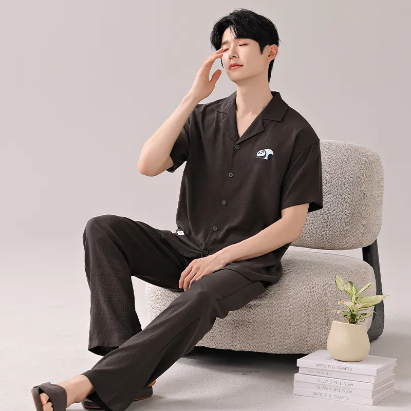 Top Melon Men Pajama Sets-5