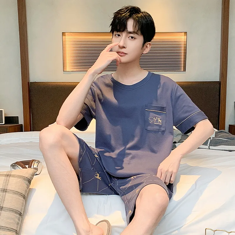 Top Melon Men Pajama Sets-3