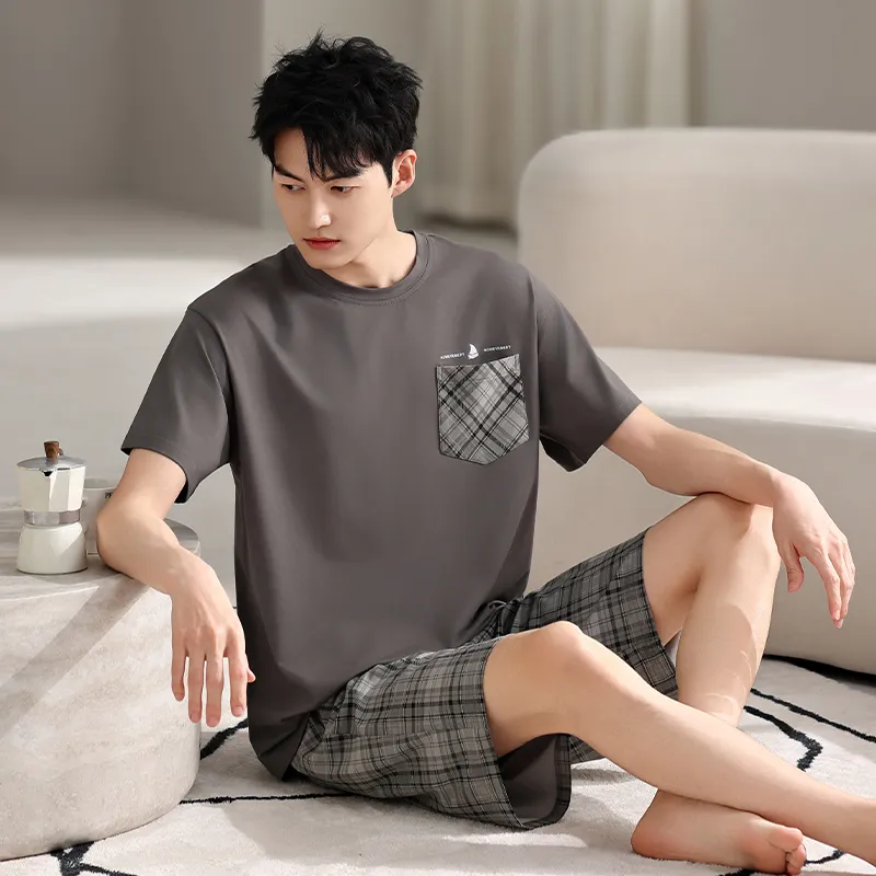 Top Melon Men Pajama Sets-2