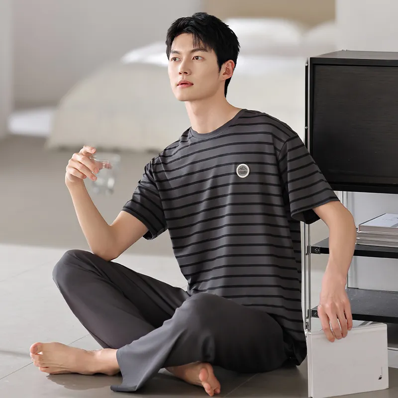 Top Melon Men Pajama Sets-7