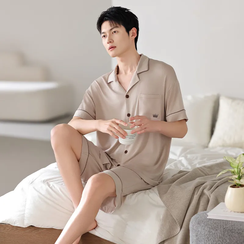 Top Melon Men Pajama Sets-2