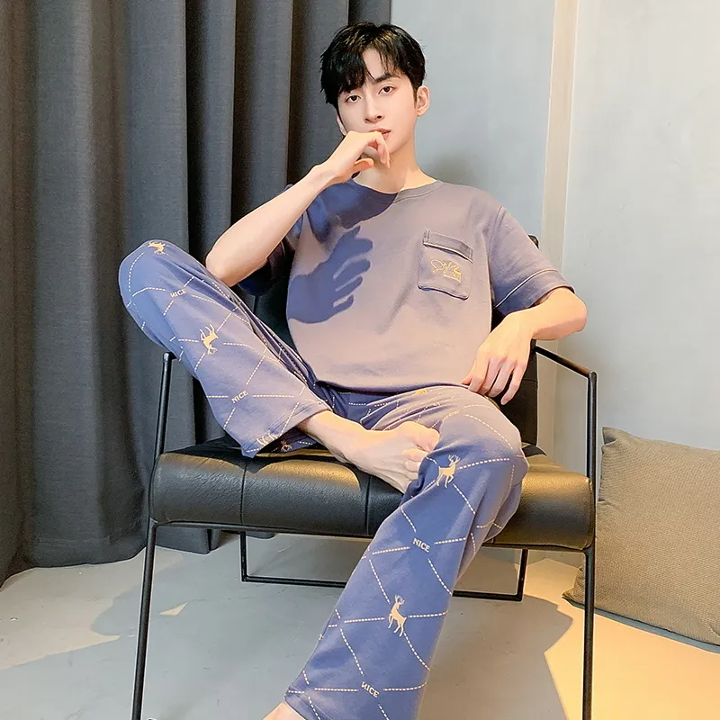 Top Melon Men Pajama Sets-3