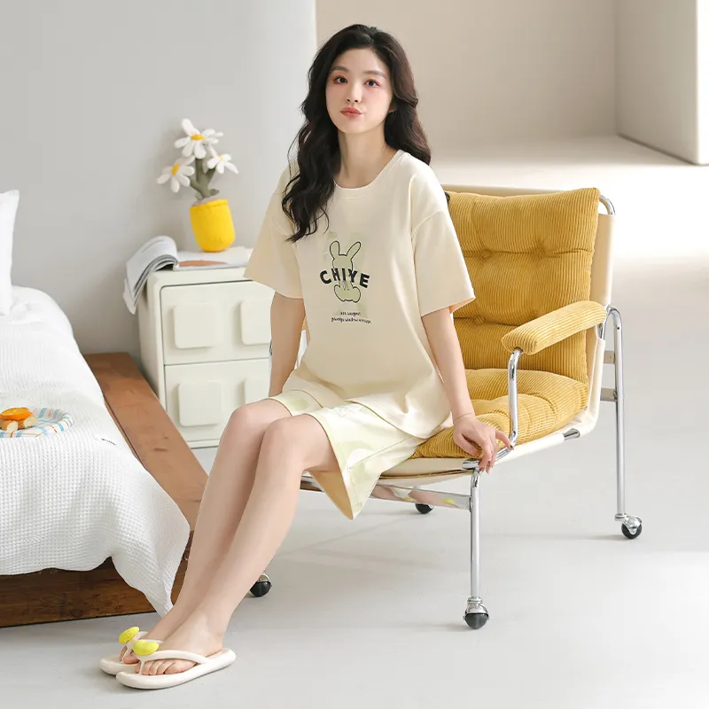 Top Melon Pajama Set Women's Image Color-4