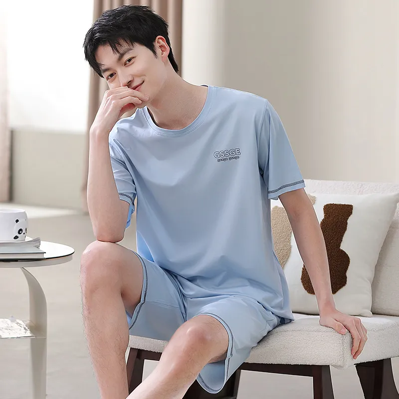 Top Melon Men Pajama Sets-5