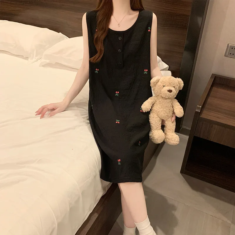 Top Melon Nightgown Women's Image Color-2