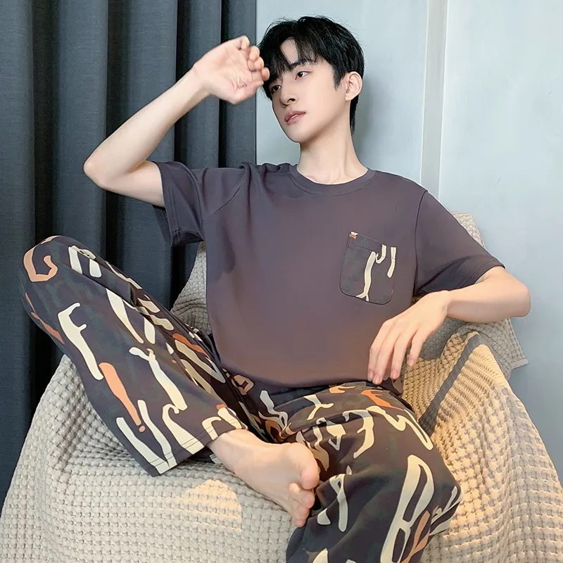 Top Melon Men Pajama Sets-2
