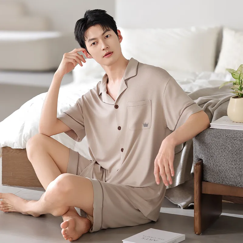 Top Melon Men Pajama Sets-6