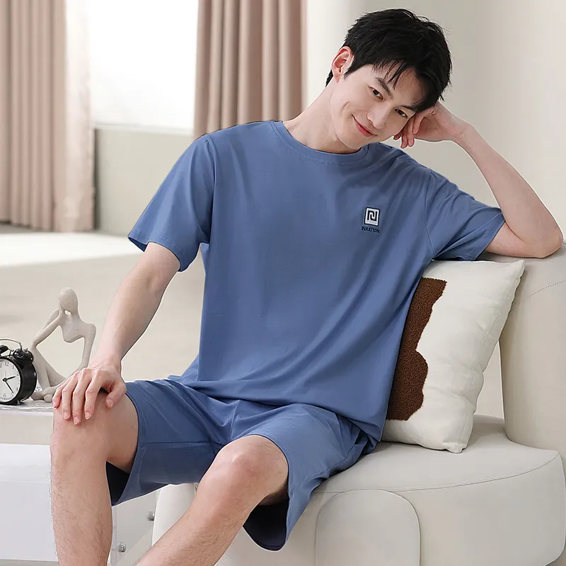 Top Melon Men Pajama Sets-4