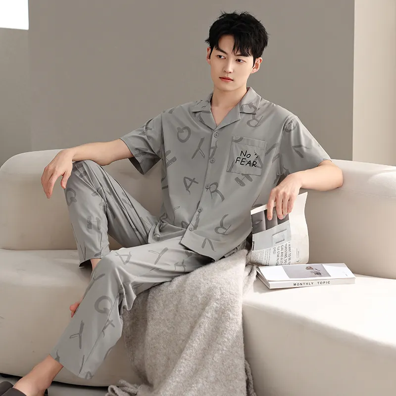 Top Melon Men Pajama Sets-2