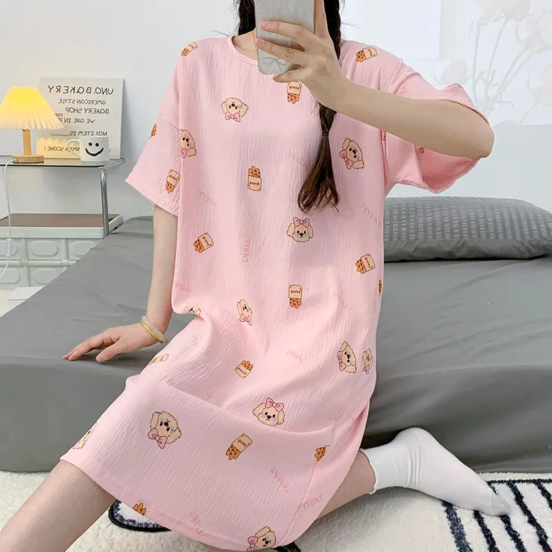 Top Melon Nightgown Women's Image Color-2