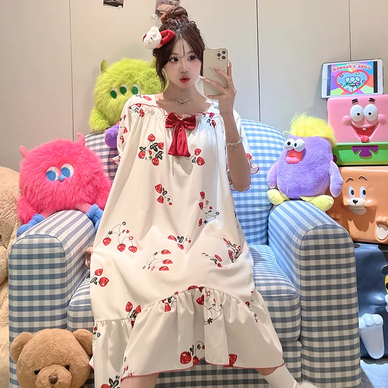 Top Melon Nightgown Women's Image Color-4