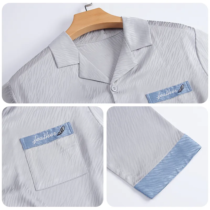 Top Melon Pajama Set Men's 2 Piece Set-2