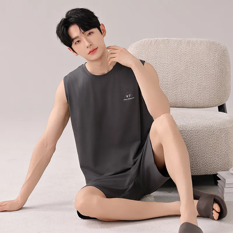 Top Melon Men Pajama Sets-1