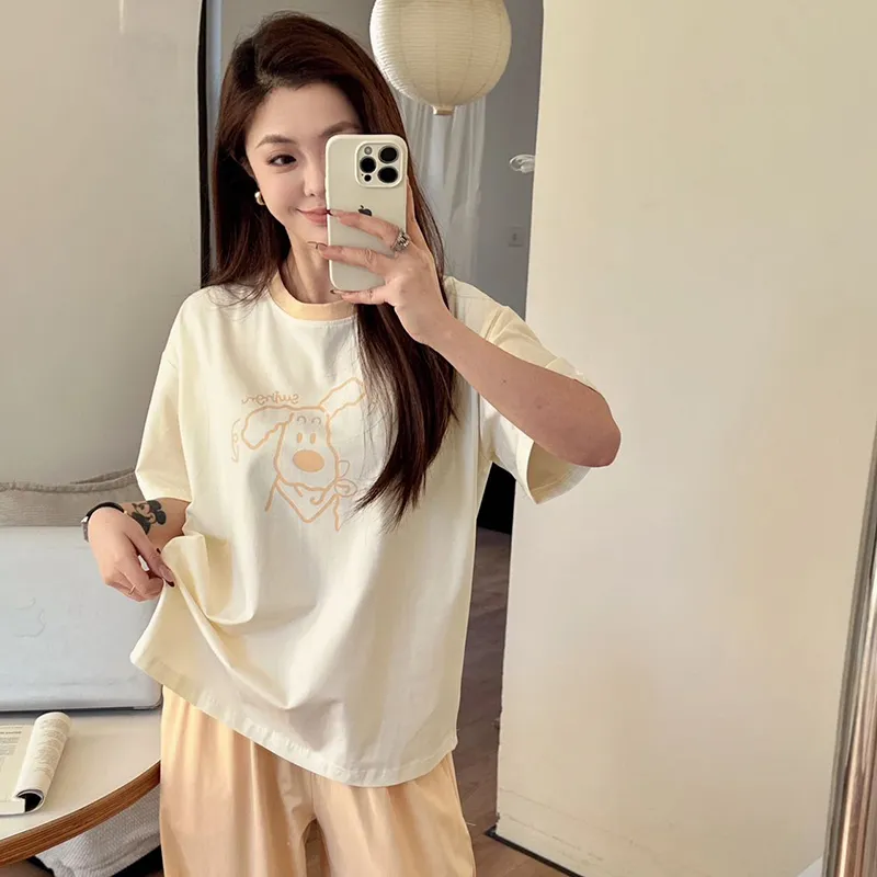 Top Melon Pajama Set Women's Image Color-6