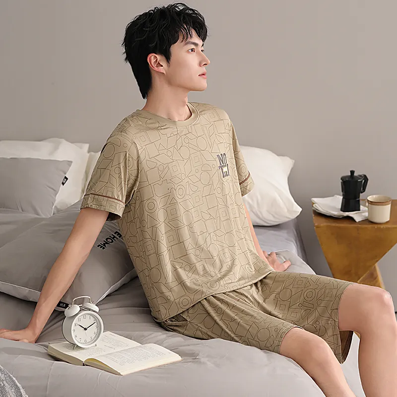 Top Melon Pajama Set Men's Image Color-4