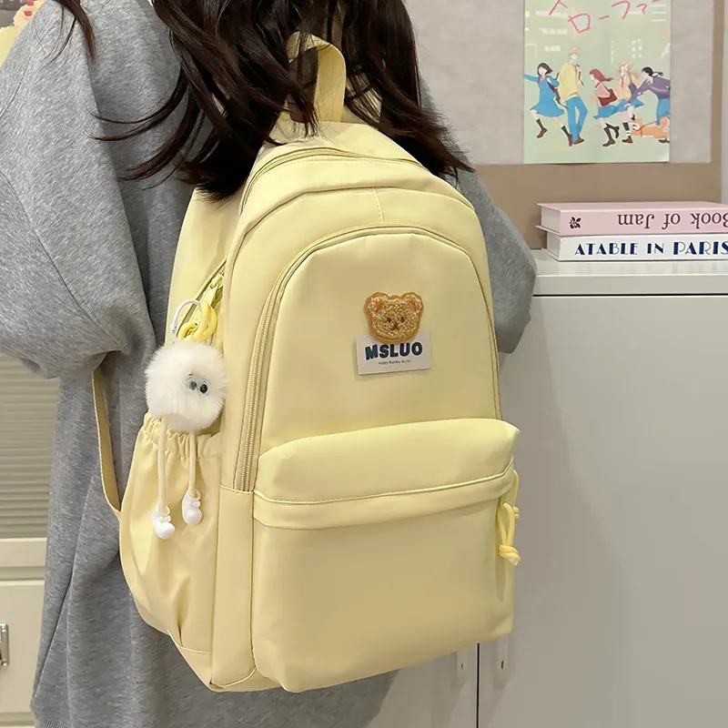 BUBM Nylon Backpack Women's Multicolor-2