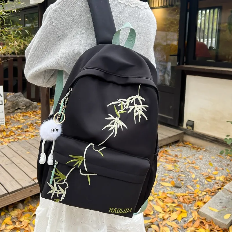 BUBM Composite Cloth Backpacks Backpack Women's Multicolor-10