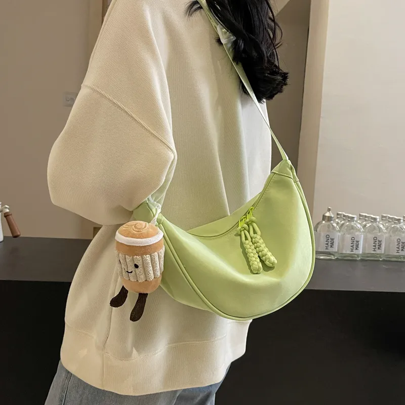 BUBM Canvas Dumpling Bag, Crossbody Bag, Shoulder Bag Unisex Multicolor-21