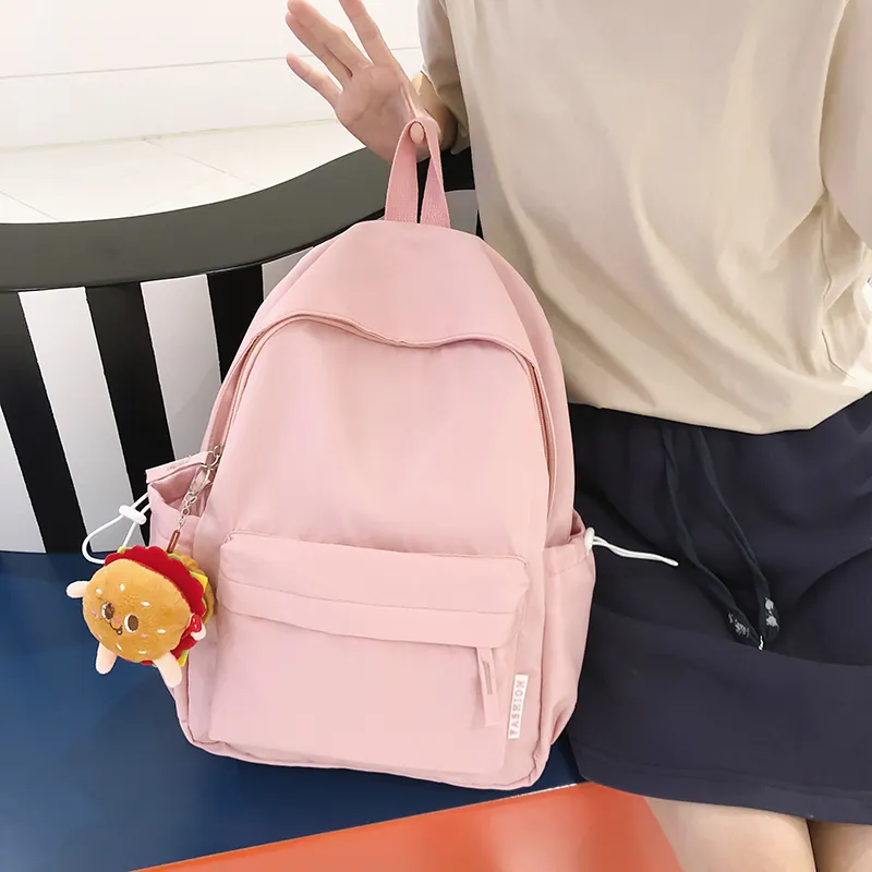 BUBM Nylon Backpack Unisex Multicolor-3