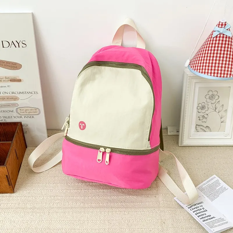 BUBM Nylon Backpack Unisex Multicolor-23