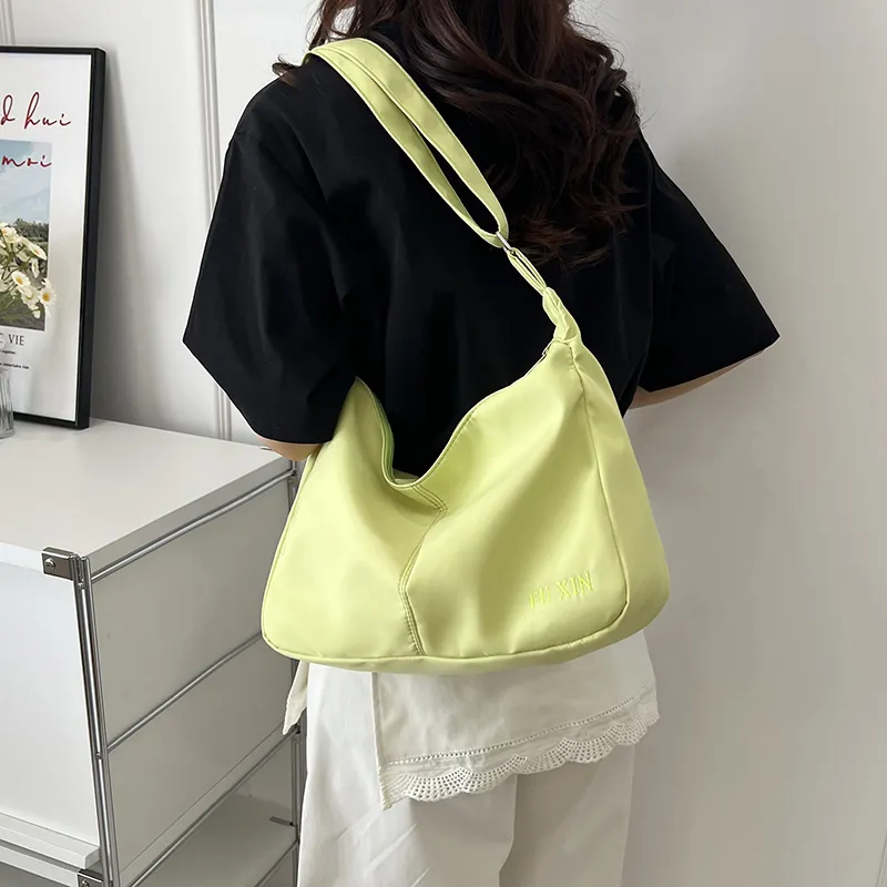 BUBM Nylon Crossbody Bag, Shoulder Bag Women's Light Green/White/Black-17