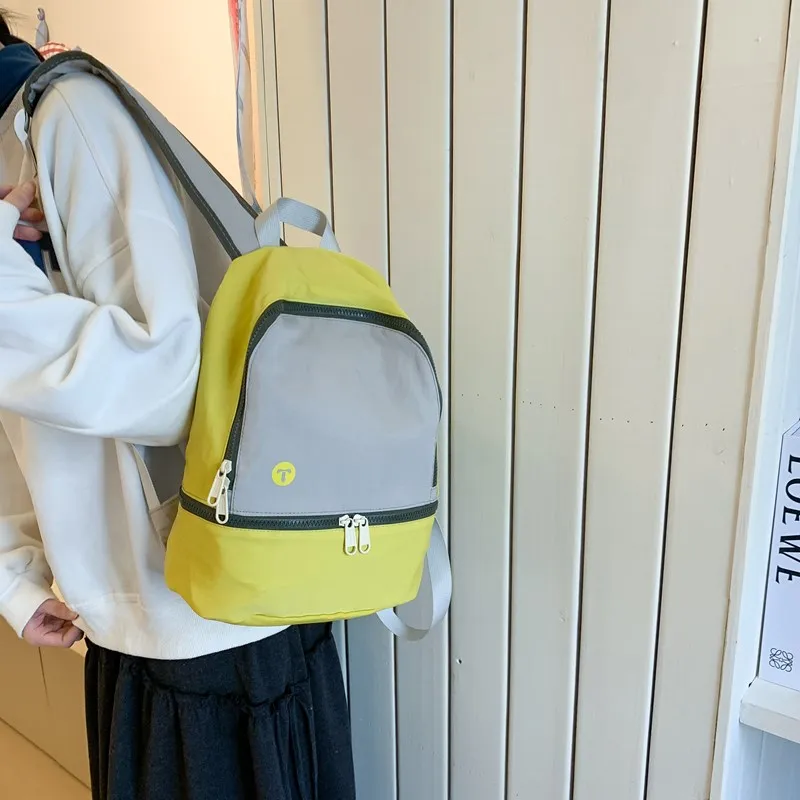 BUBM Nylon Backpack Unisex Multicolor-3