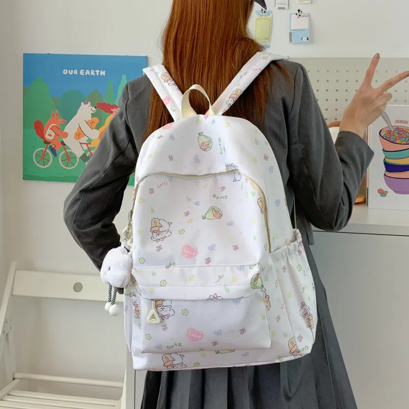 BUBM Composite Cloth Backpack Women's Multicolor-2