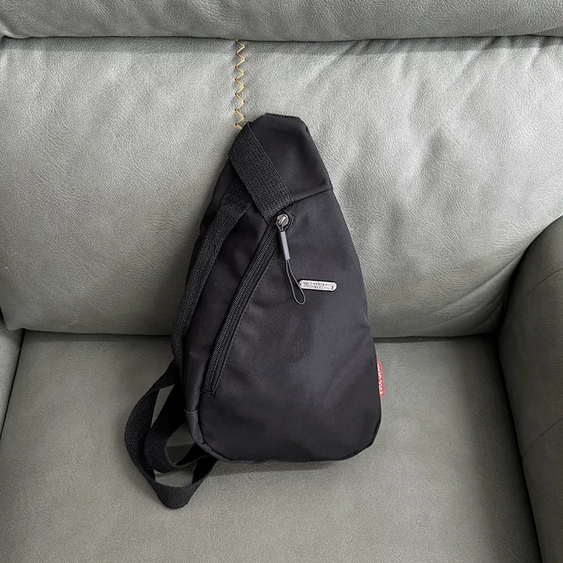 BUBM Oxford Crossbody Bag, Sling Bag Regular Unisex Black/Khaki-1
