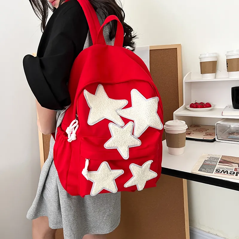 BUBM Canvas Backpack Regular Unisex Multicolor-3