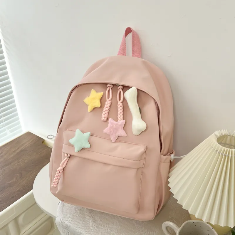 BUBM Composite Cloth Backpack Regular Unisex Multicolor-23